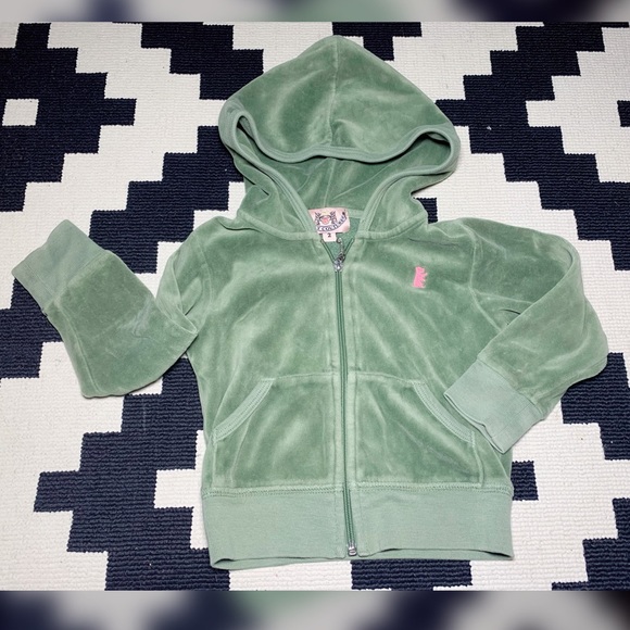 Juicy Couture Other - JUICY COUTURE, velvet, toddler hoodie!!